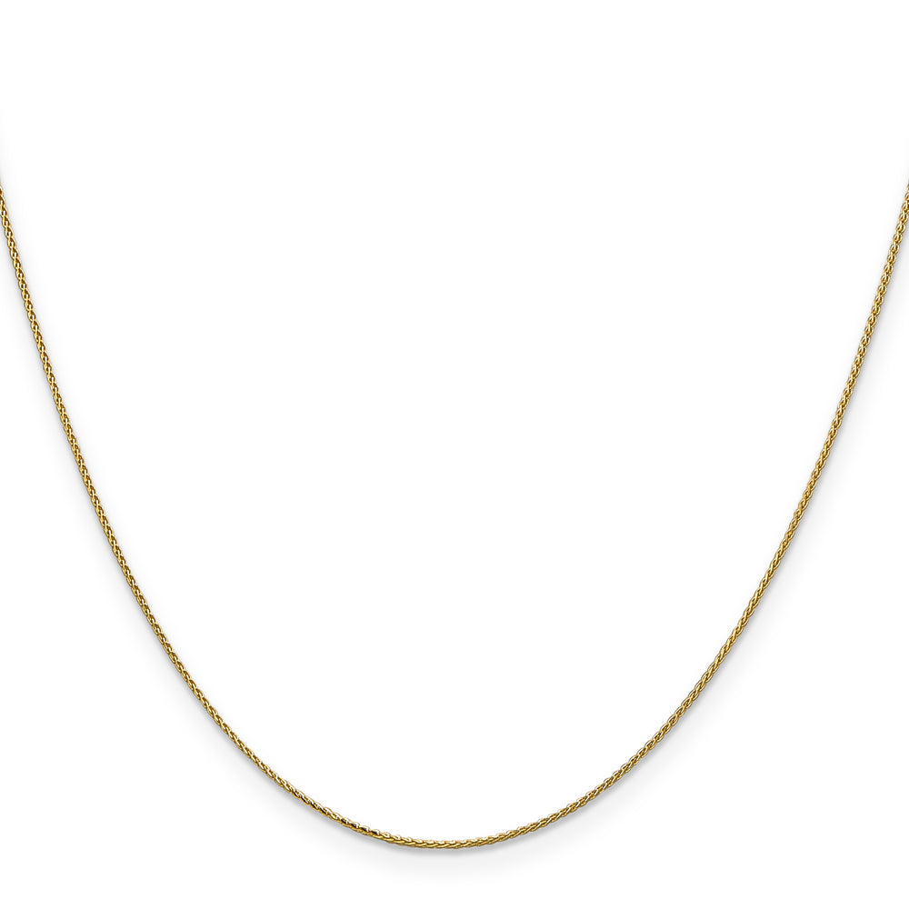 14k .85mm D/C Spiga with Spring Ring Clasp Chain