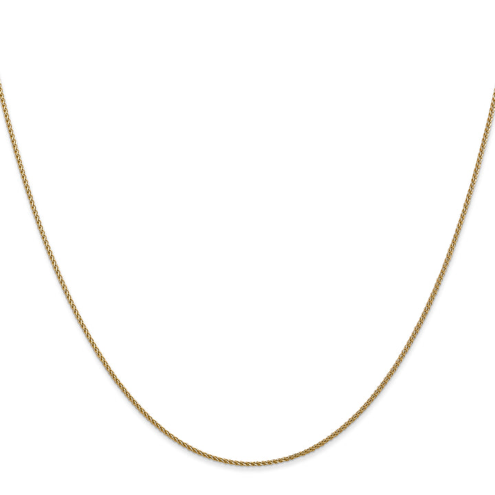 14k 1.05mm Diamond Cut Spiga with Lobster Clasp Chain
