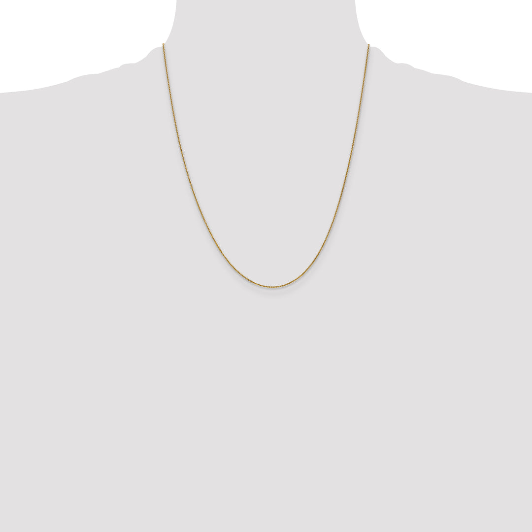 14k .85mm Spiga Chain