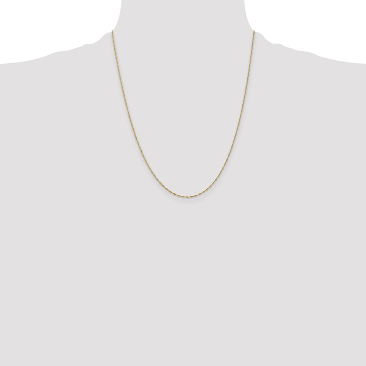 14k 1mm Singapore Chain