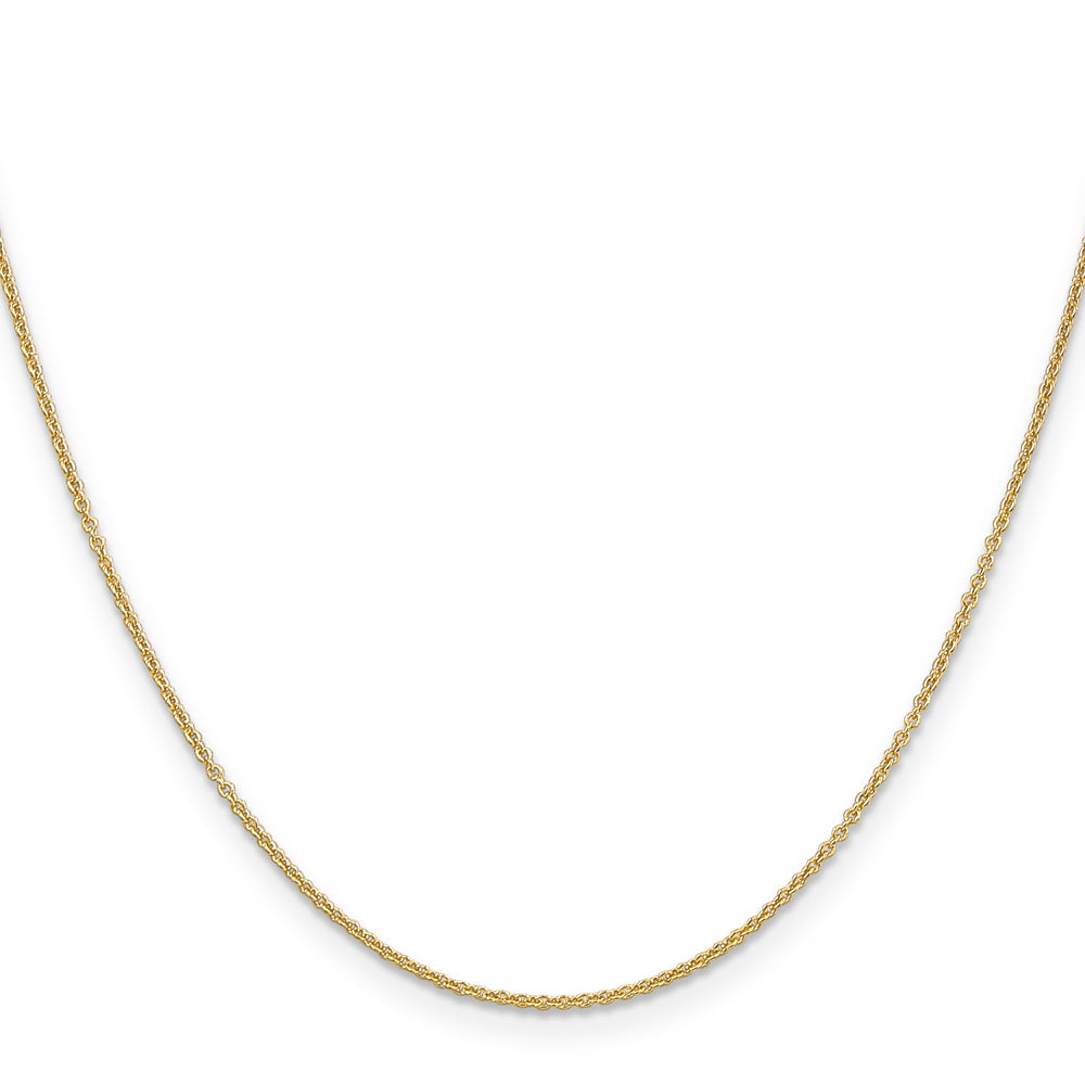 14k 1.2mm Cable Chain