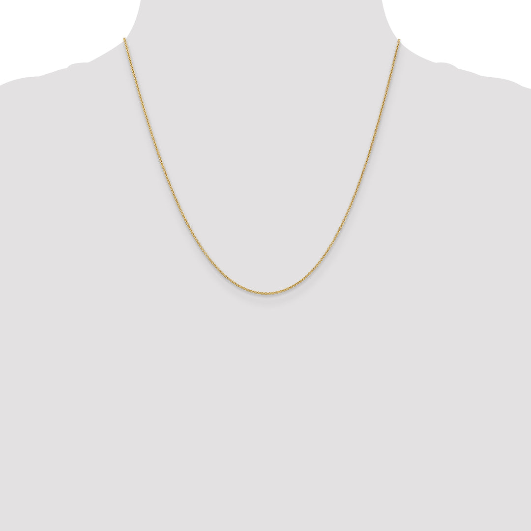 14k 1.2mm Cable Chain