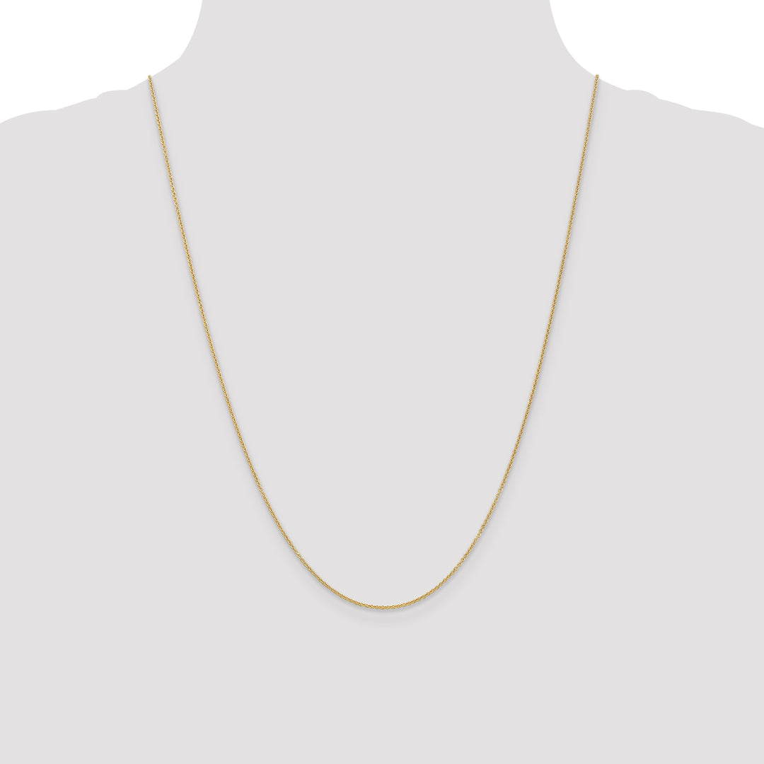14k 1.2mm Cable Chain