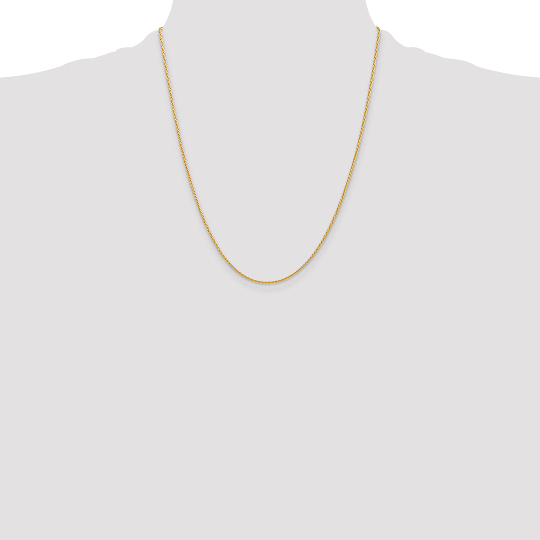 14k 1.5mm Parisian Wheat Chain