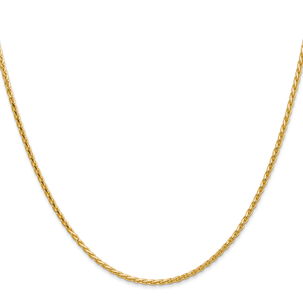 14K 1.6mm D/C Parisian Wheat Chain