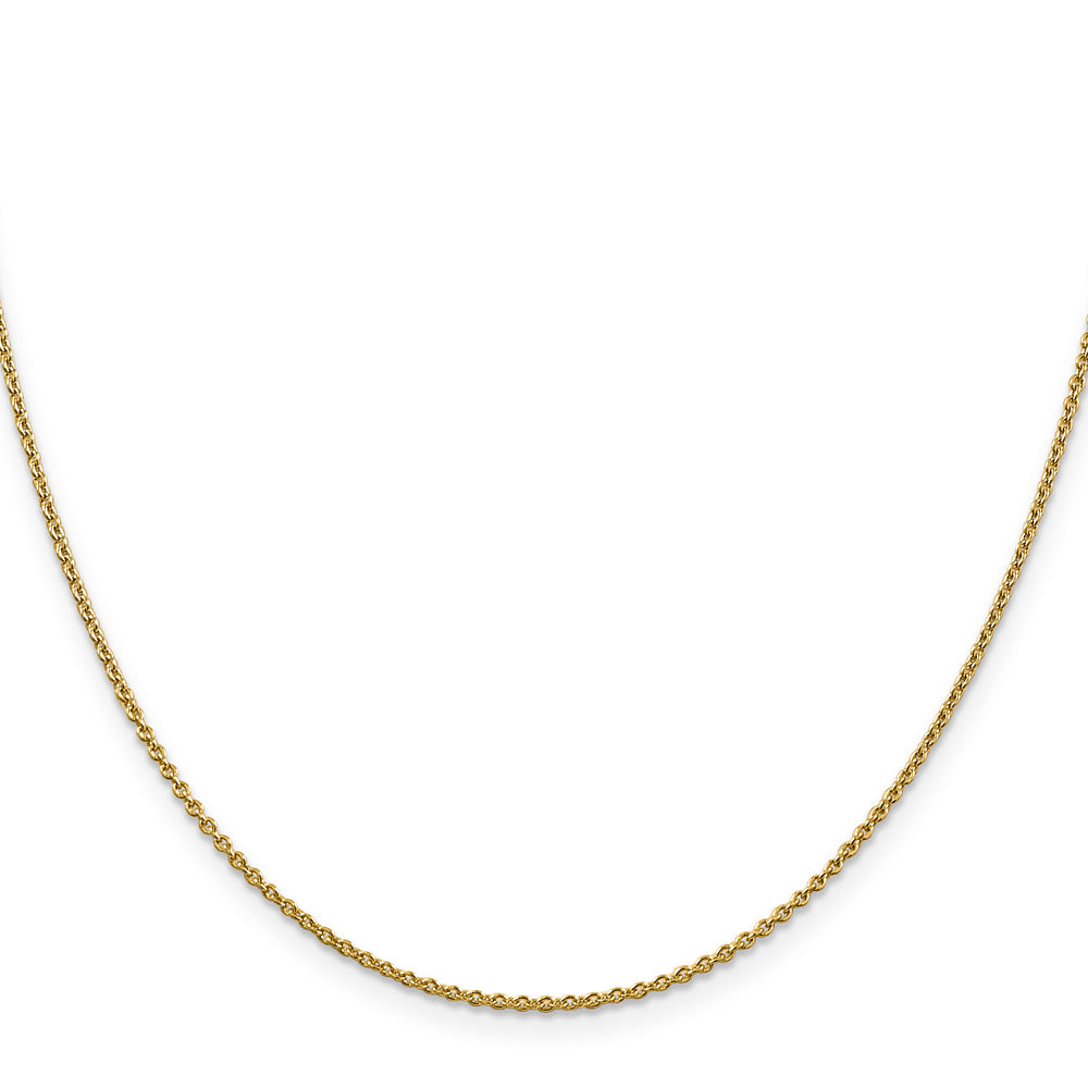 14k 1.4mm Forzantine Cable Chain