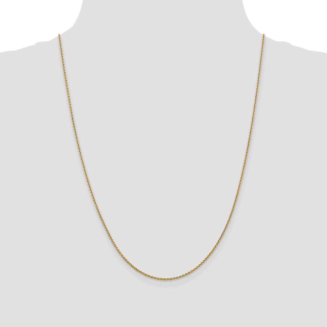 14k 1.4mm Forzantine Cable Chain
