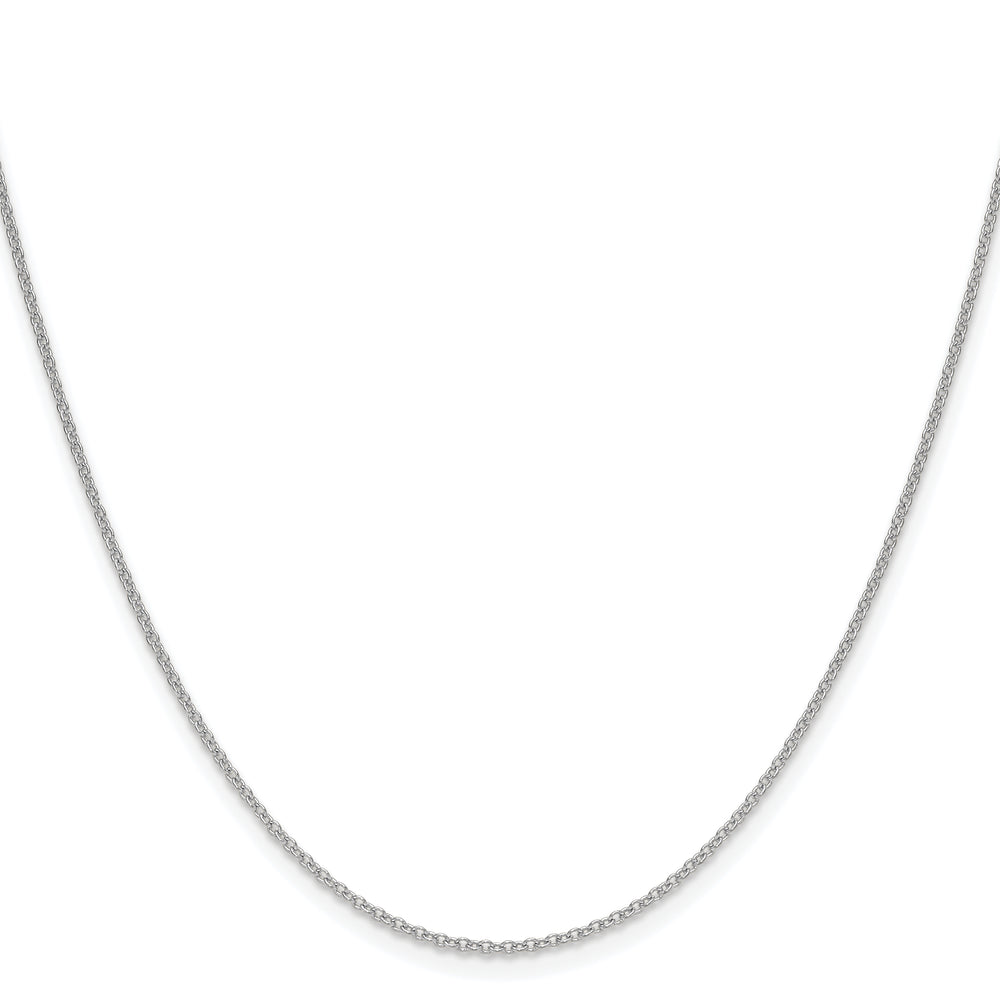 14k White Gold 1.5mm Cable Chain