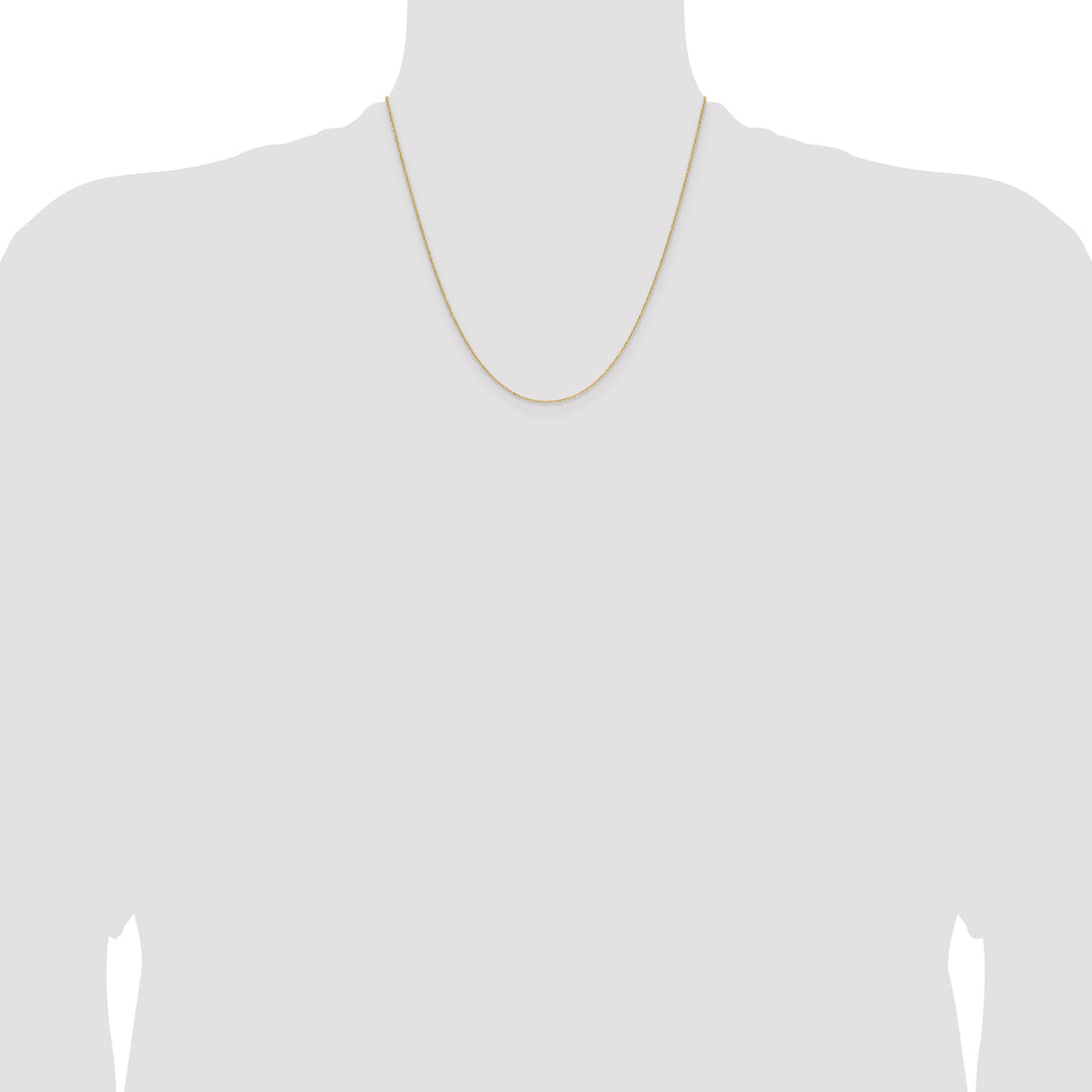 14k 1.0mm D/C Forzantine Cable Chain