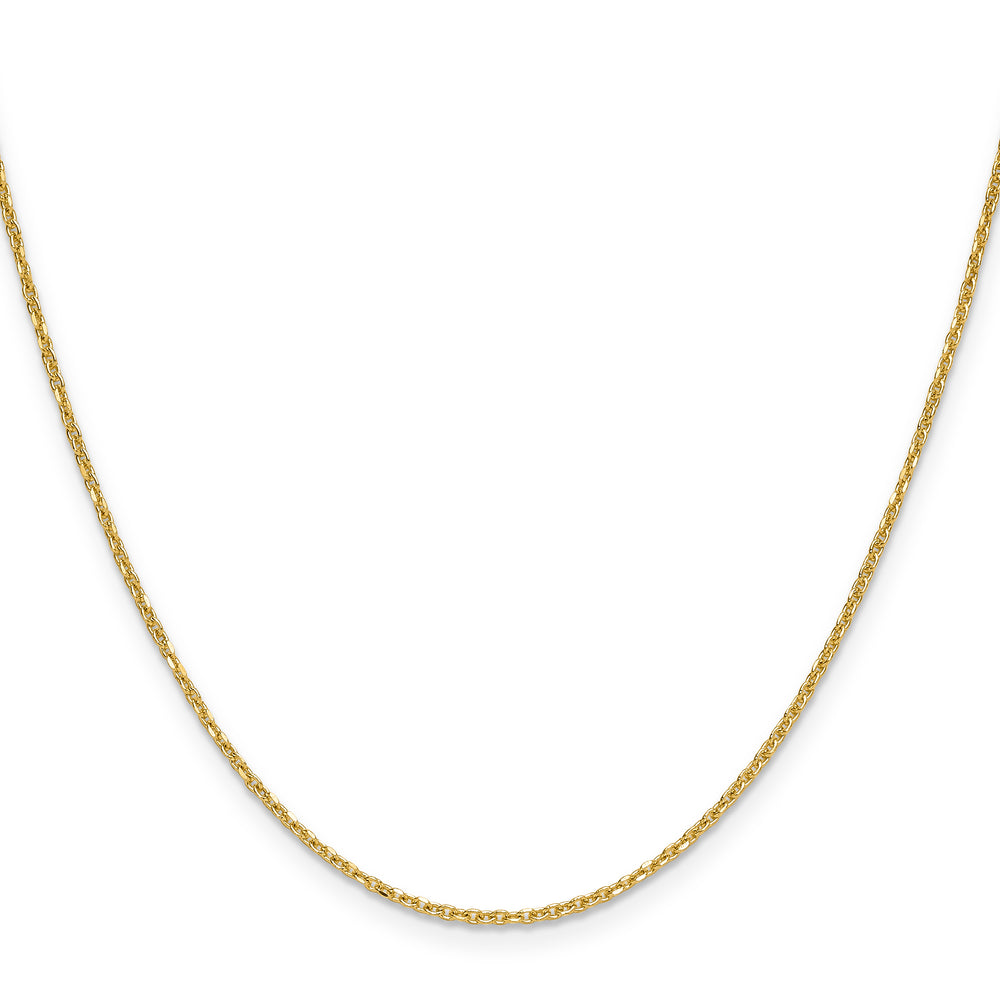 14k 1.4mm D/C Forzantine Cable Chain
