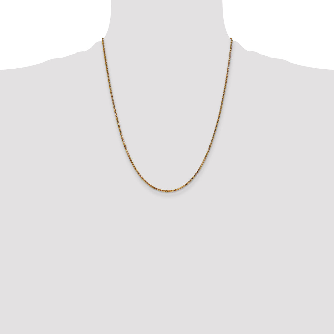 14k 1.7mm D/C Spiga Chain