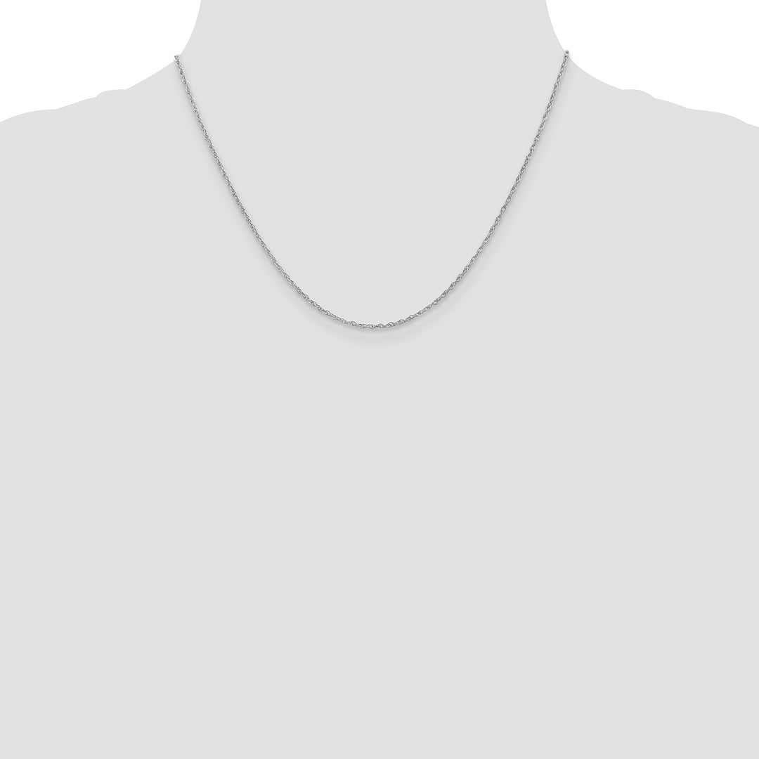 14k WG 1.3mm Heavy-Baby Rope Chain