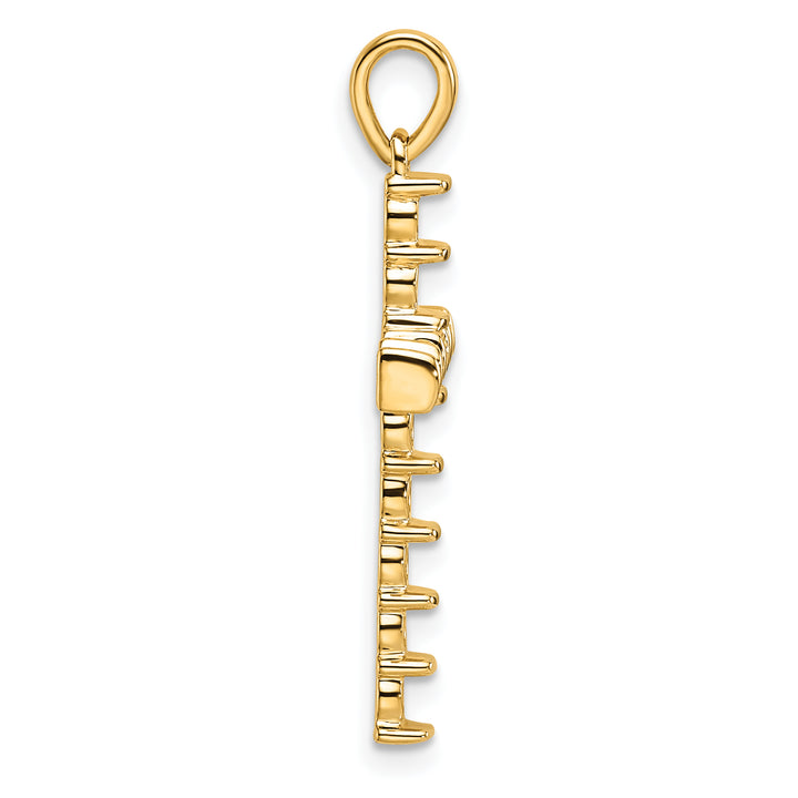 14k Latin Cross Pendant Mounting