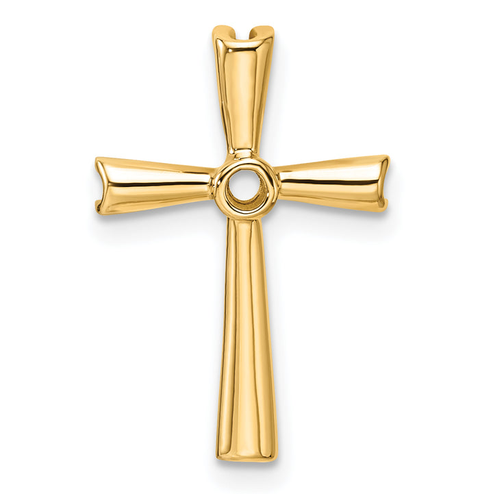 14k Cross Pendant Mounting