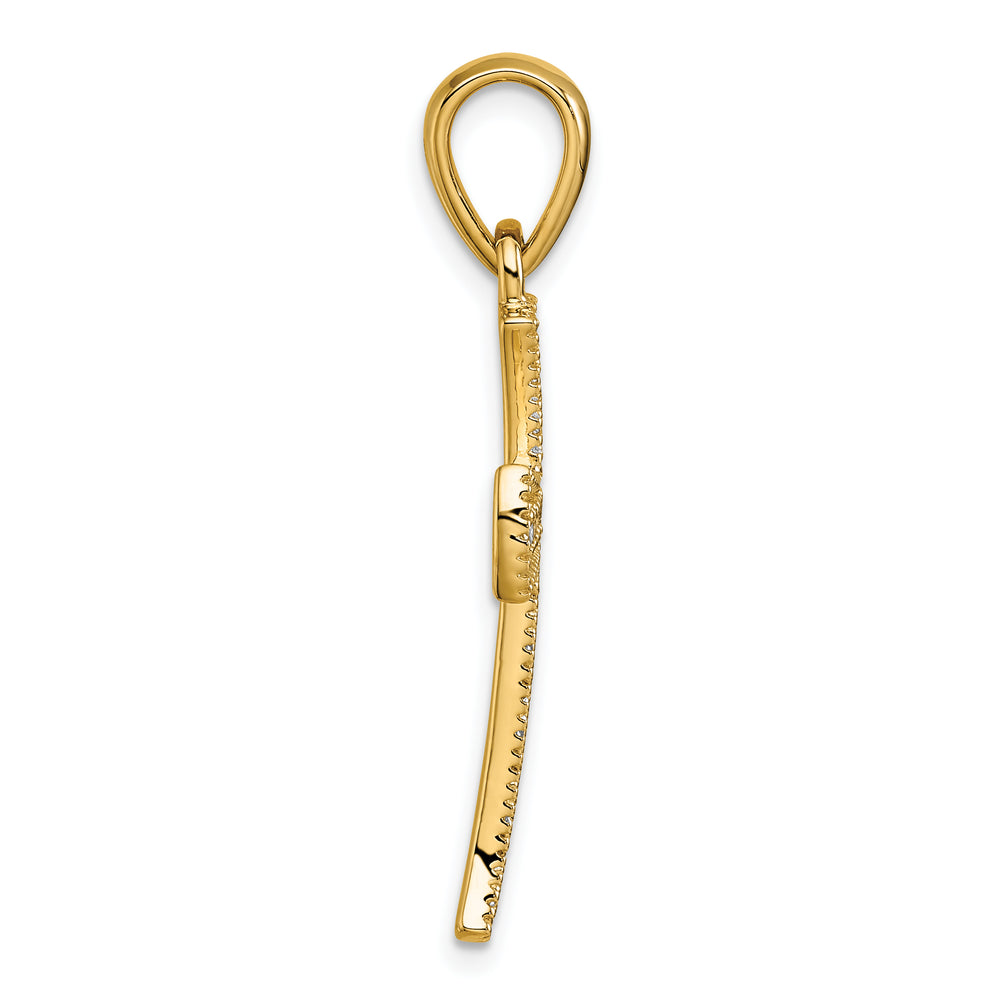 14k  3/8ct. Diamond Cross Pendant