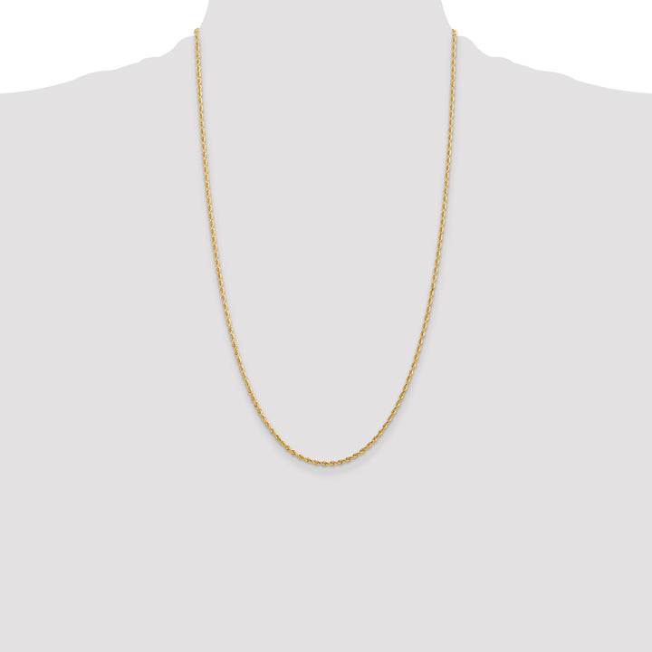14k 2.0mm D/C Quadruple Rope Chain