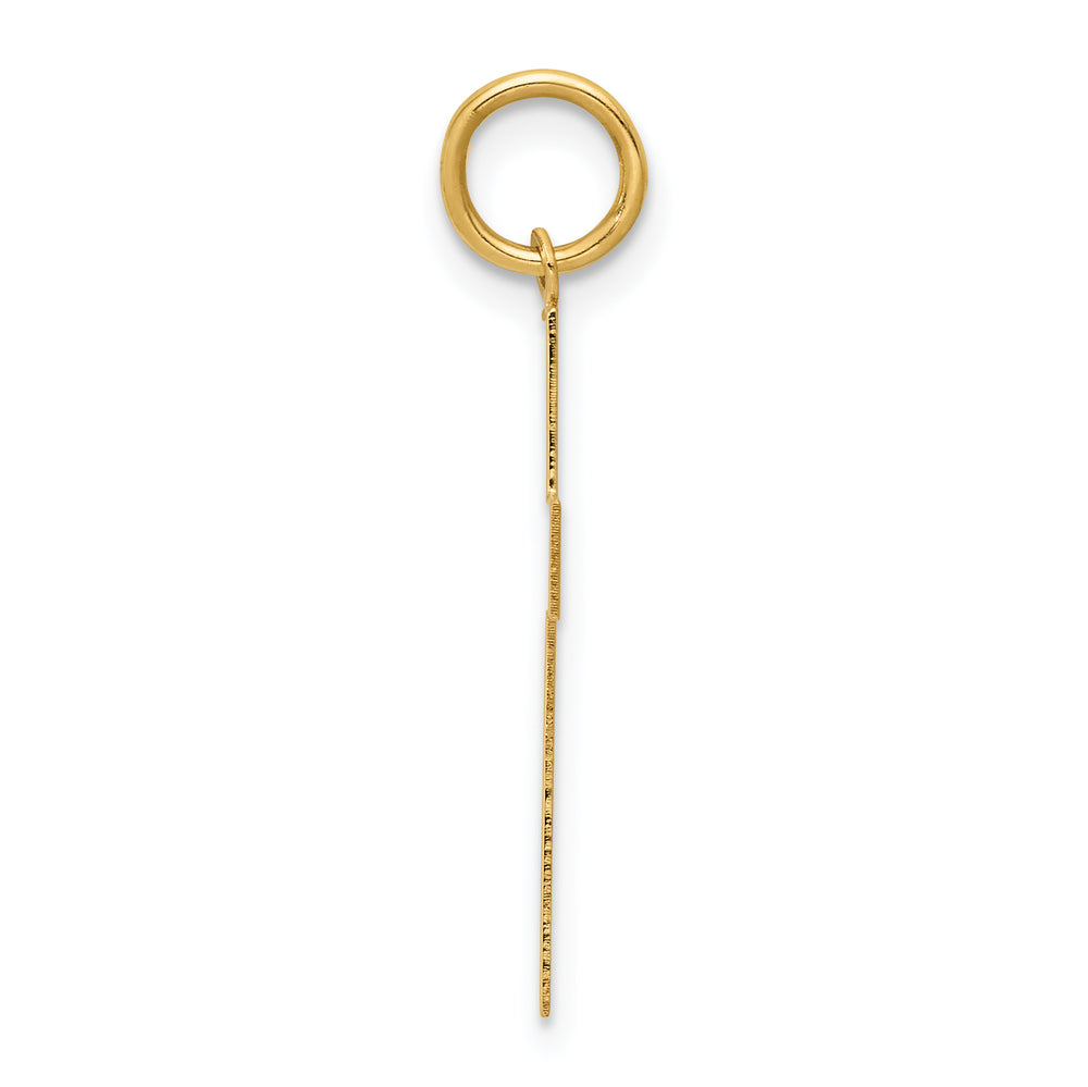 14k Polished Cross Pendant