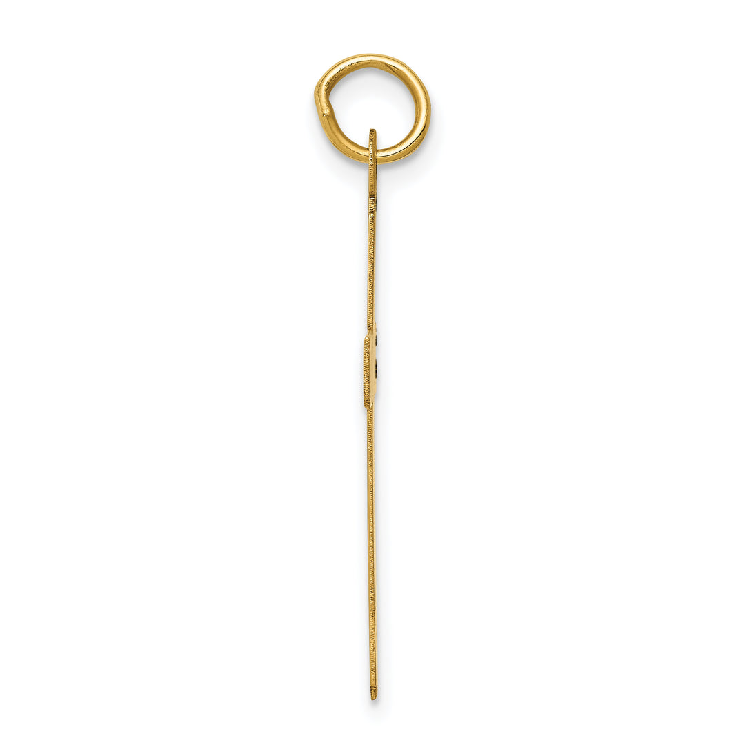 14k Polished Cross Pendant