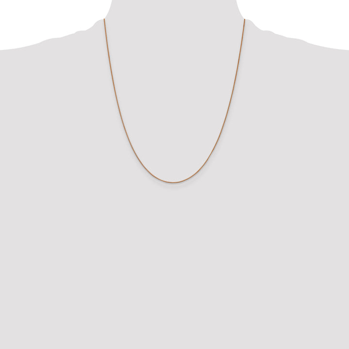 14k Rose Gold .70mm Box Chain