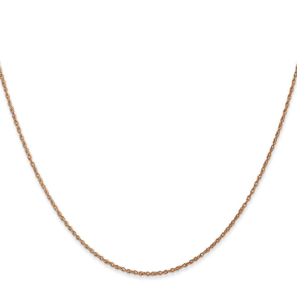 14k Rose Gold .8mm Baby Rope Chain