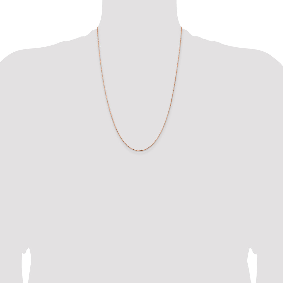 14k Rose Gold .95mm Box Chain