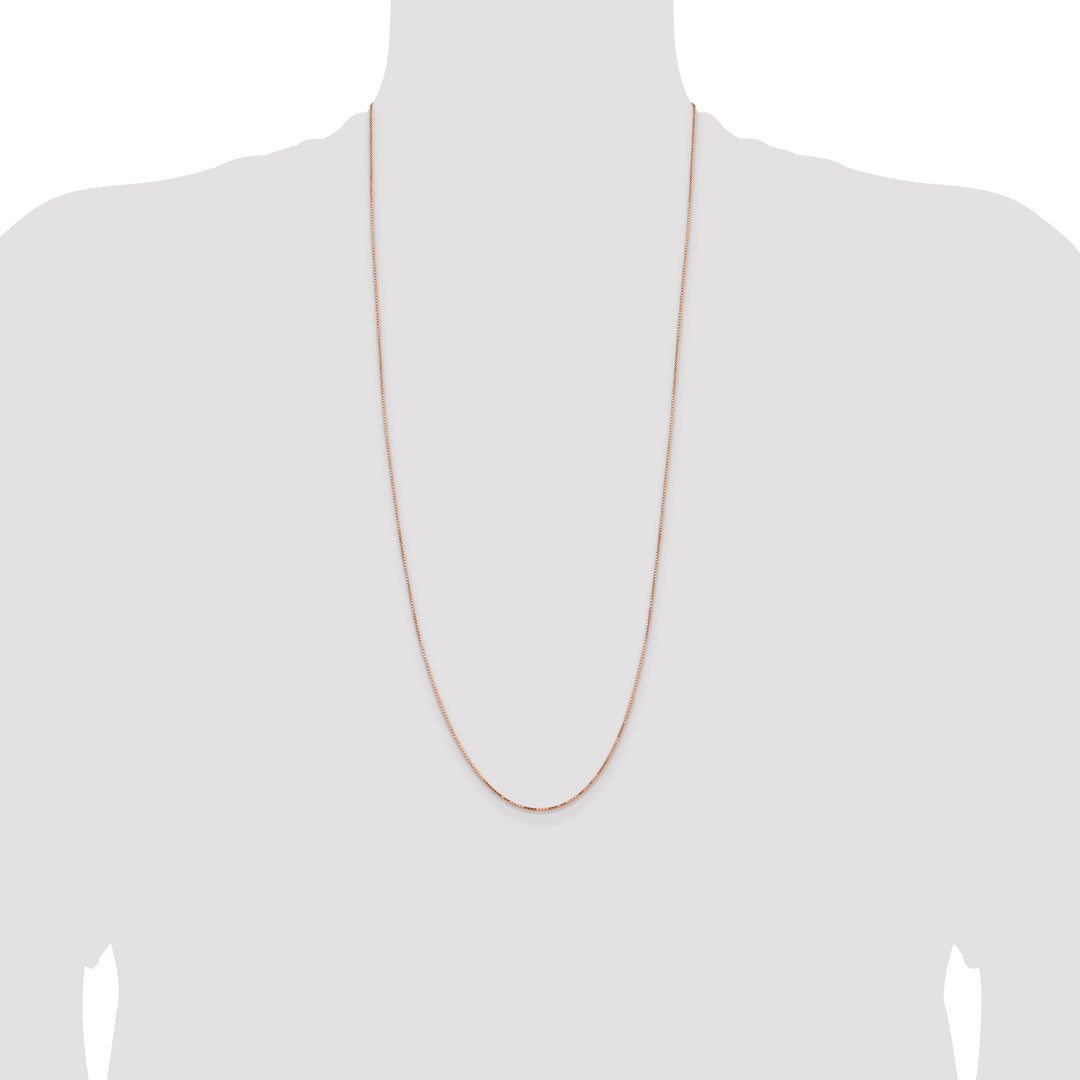 14k Rose Gold .95mm Box Chain