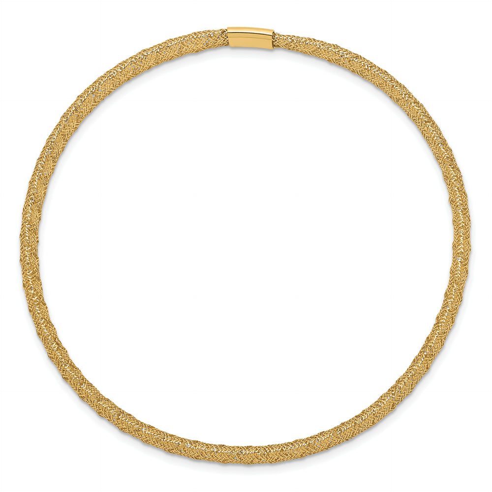 14K Stretch Mesh Bracelet