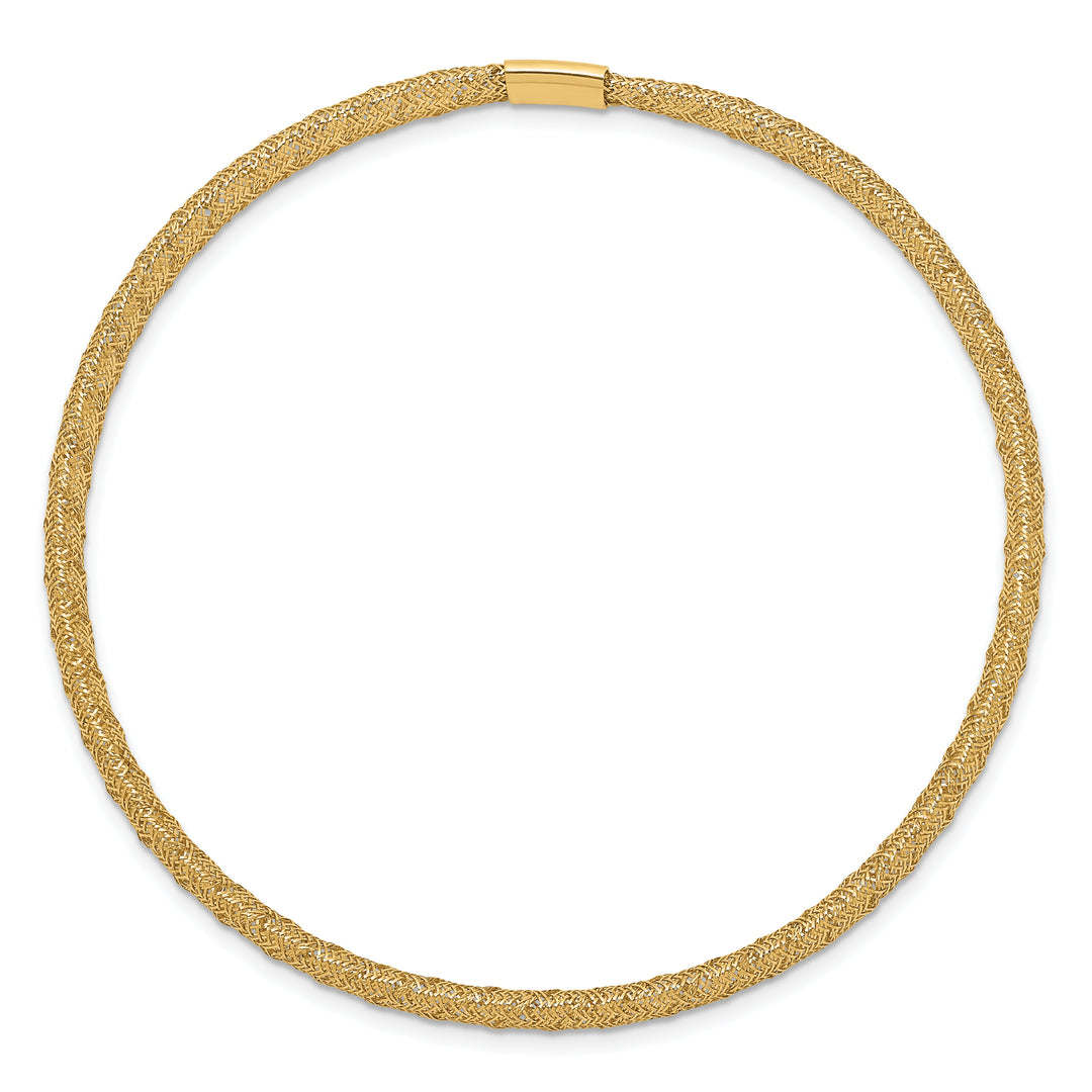 14K Stretch Mesh Bracelet