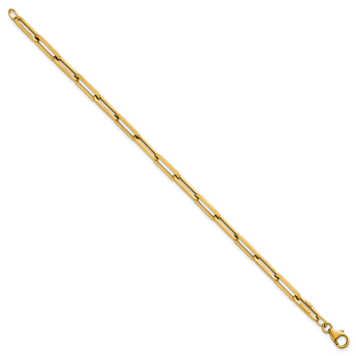 14k Polished 7.5in Paperclip Link Bracelet