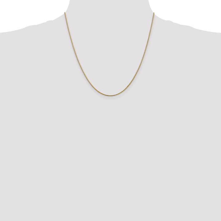 14k 1.1mm Round Snake Chain