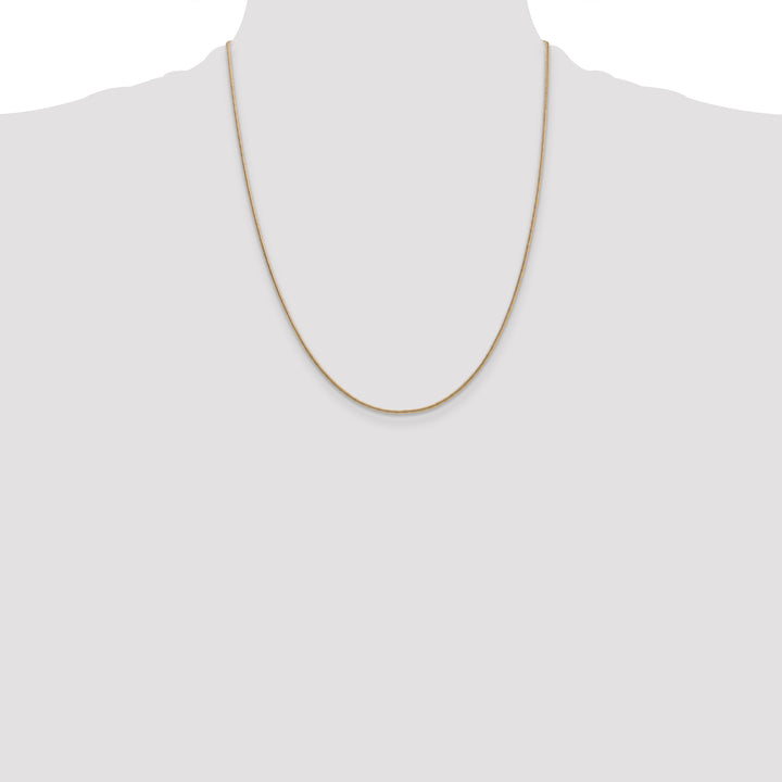 14k 1.4mm Round Snake Chain