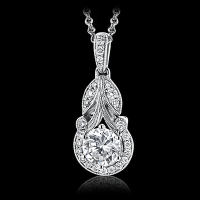 Pendant in 18k Gold with Diamonds