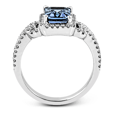 Color Ring in 18k Gold with Diamonds