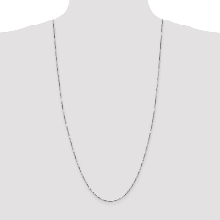 14k White Gold 1.3mm Box Chain