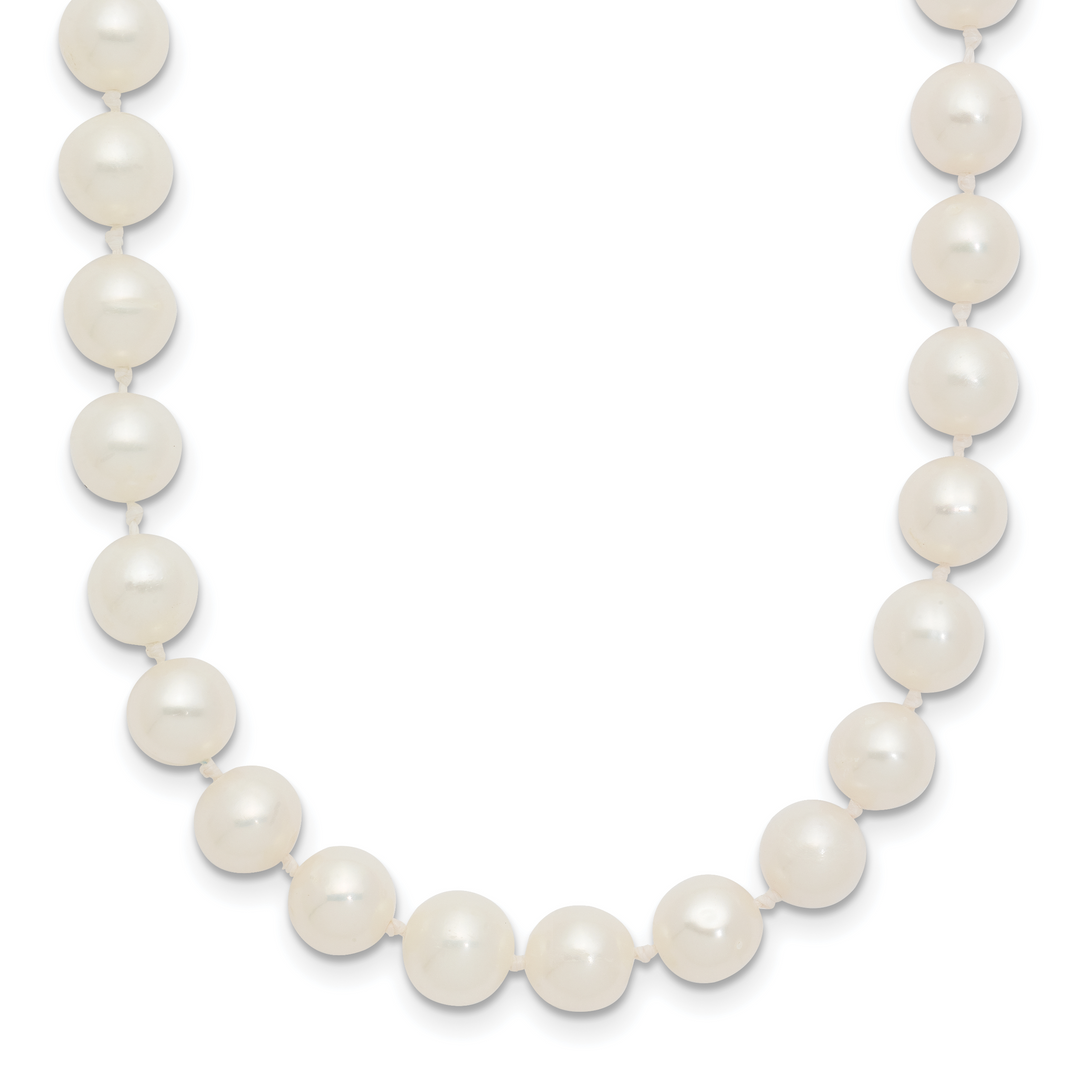 14k WG 6-7mm White Freshwater Cultured Pearl 20in Necklace