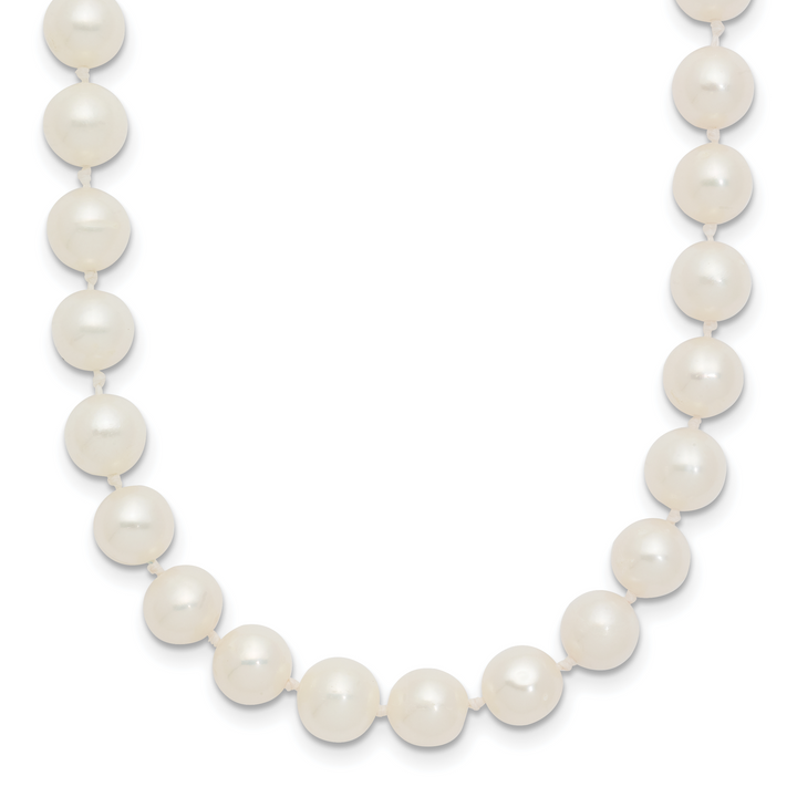 14k WG 6-7mm White Freshwater Cultured Pearl 24in Necklace