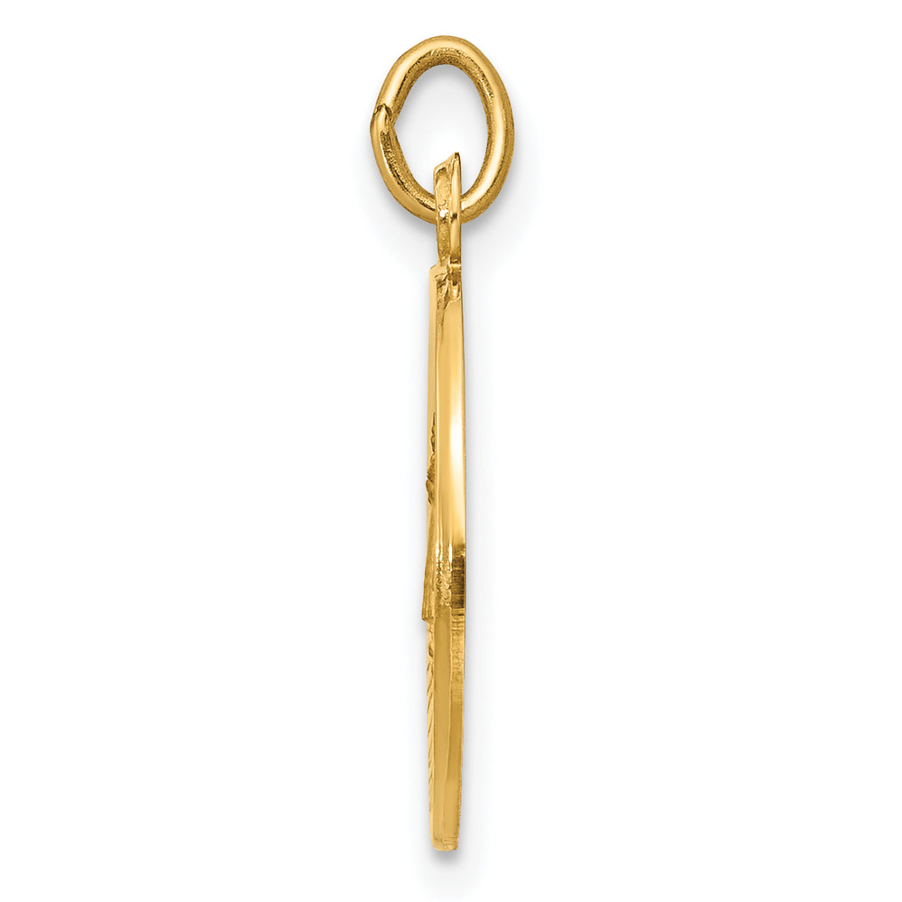 14k Caridad Del Cobre Medal Pendant