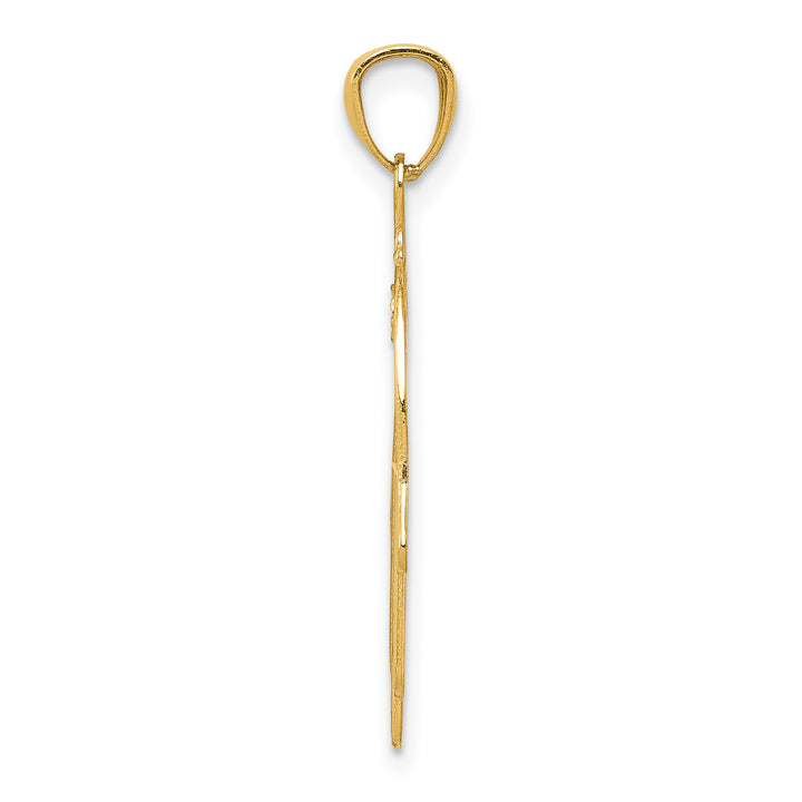 14k Yellow Gold Hand of God Pendant