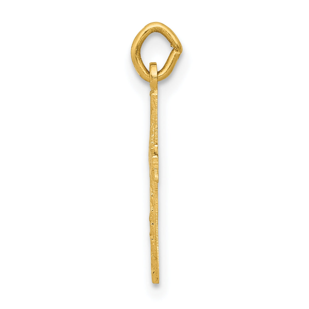 14k Small Cross Charm