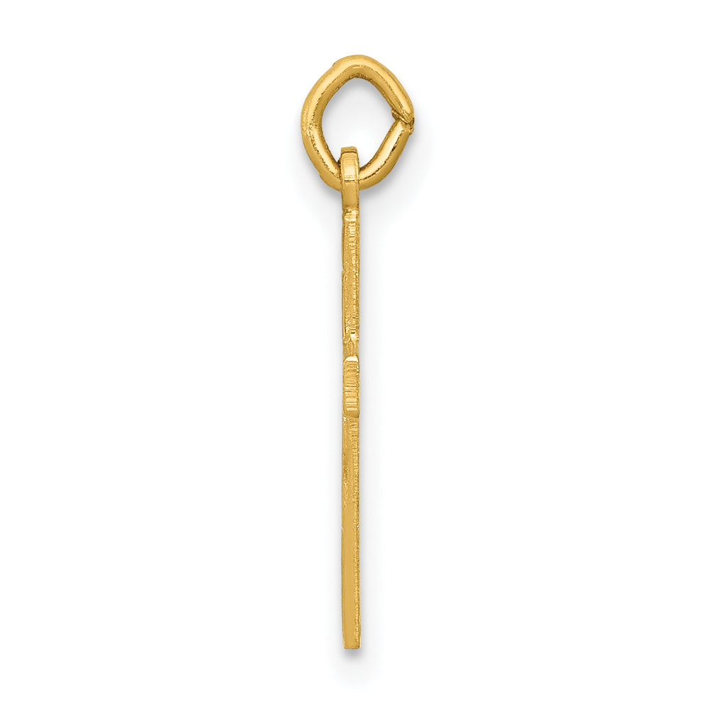 14k Small Cross Charm