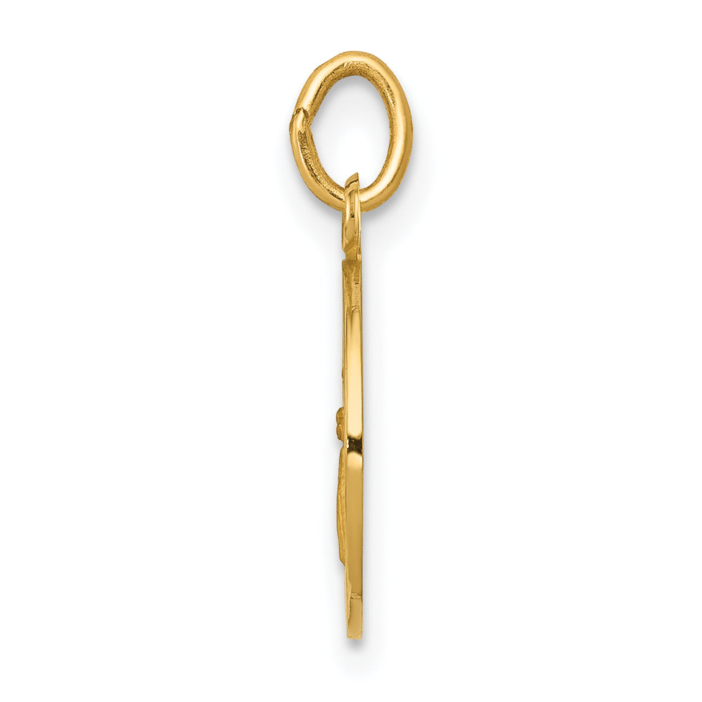 14k Guardian Angel Medal Charm