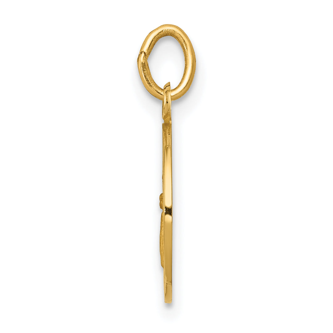 14k Guardian Angel Medal Charm