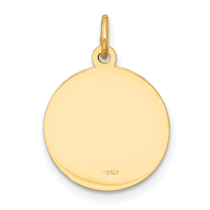 14k Our Lady of Loreto Medal Charm