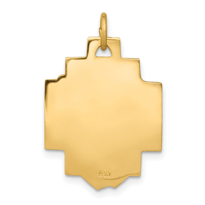14k Jesus Charm