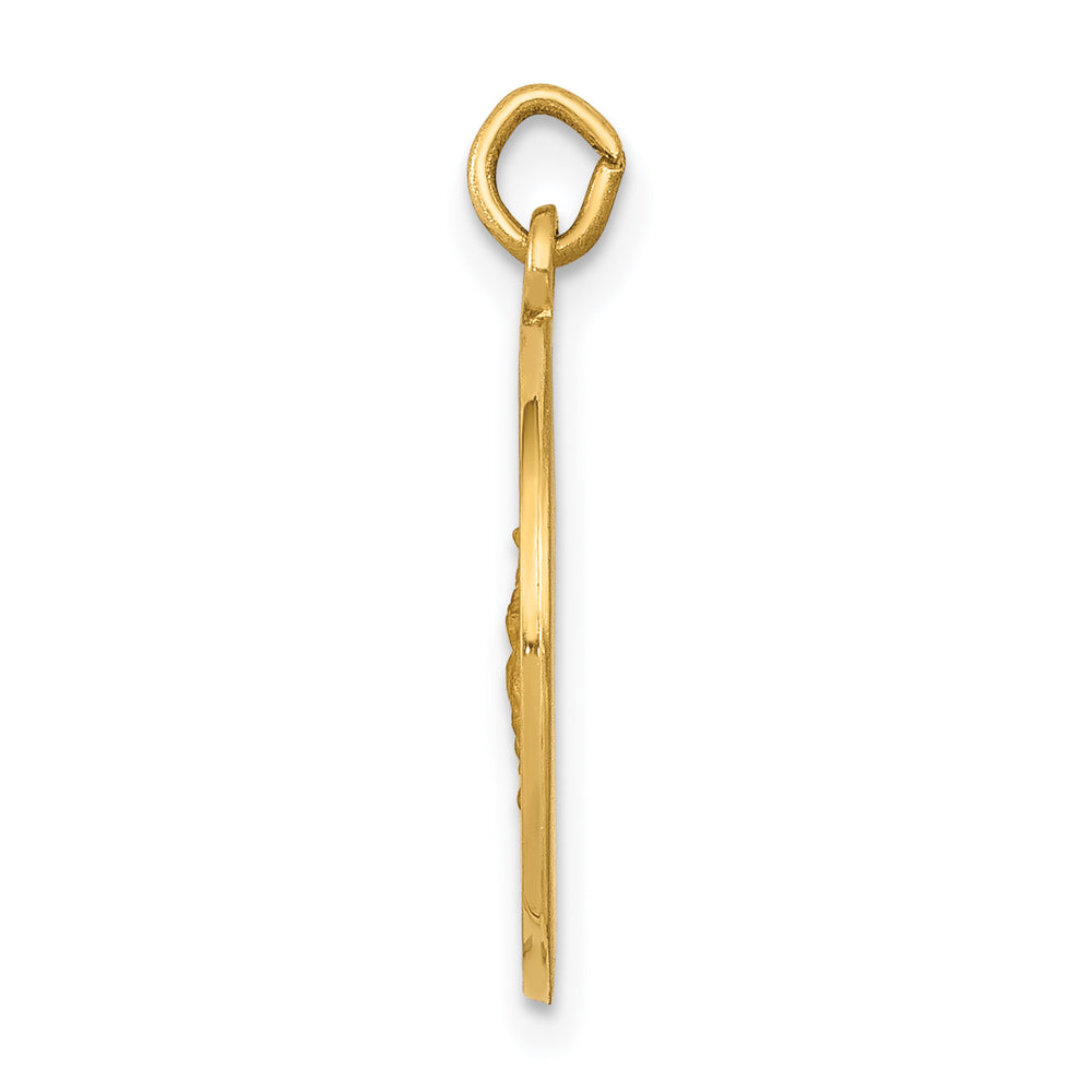 14k Saint George Medal Charm