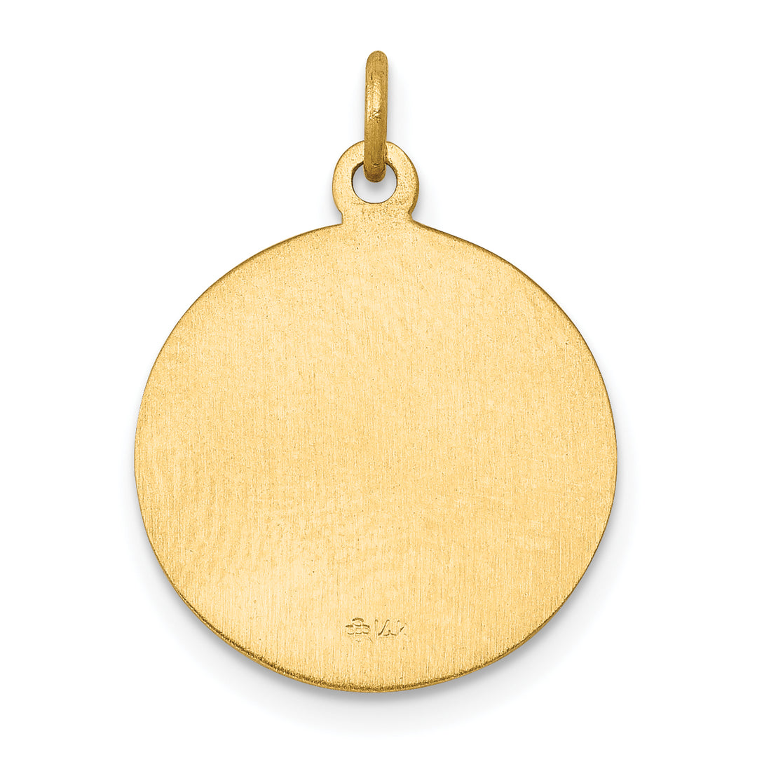 14k Saint George Medal Charm