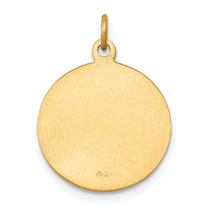 14k Saint George Medal Charm