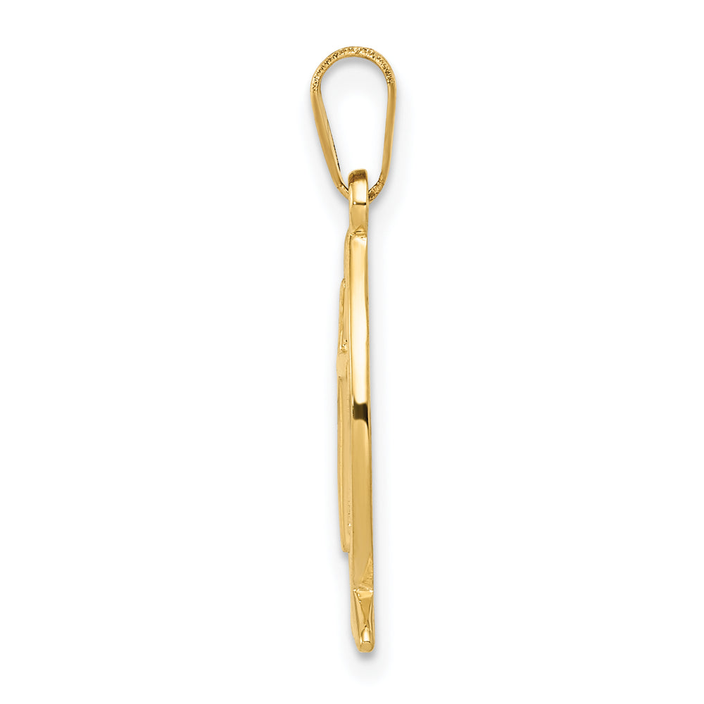 14k Ichthus Fish Pendant