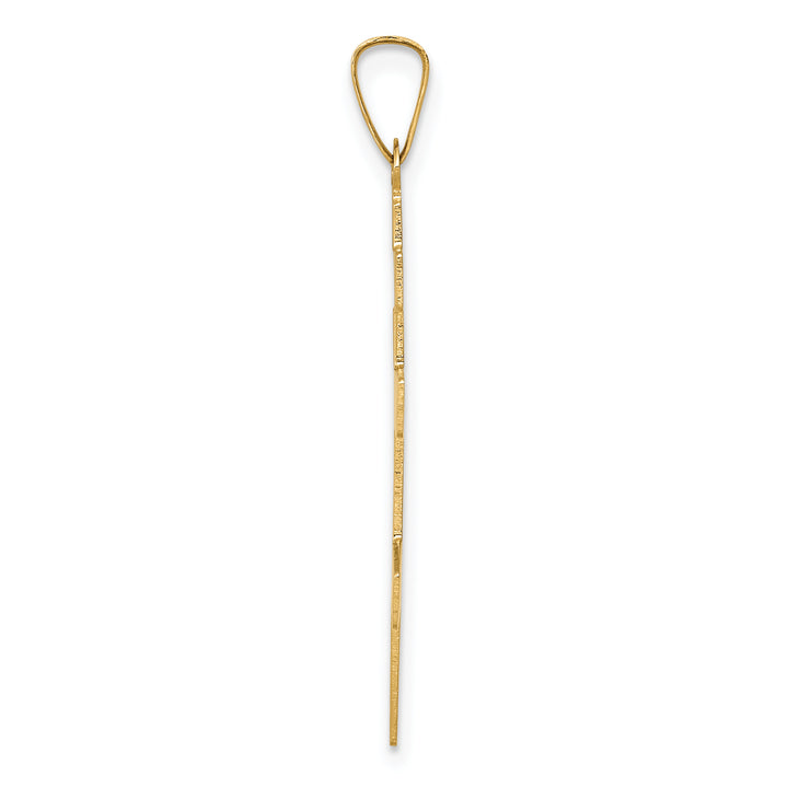 14k Eastern Orthodox Cross Charm