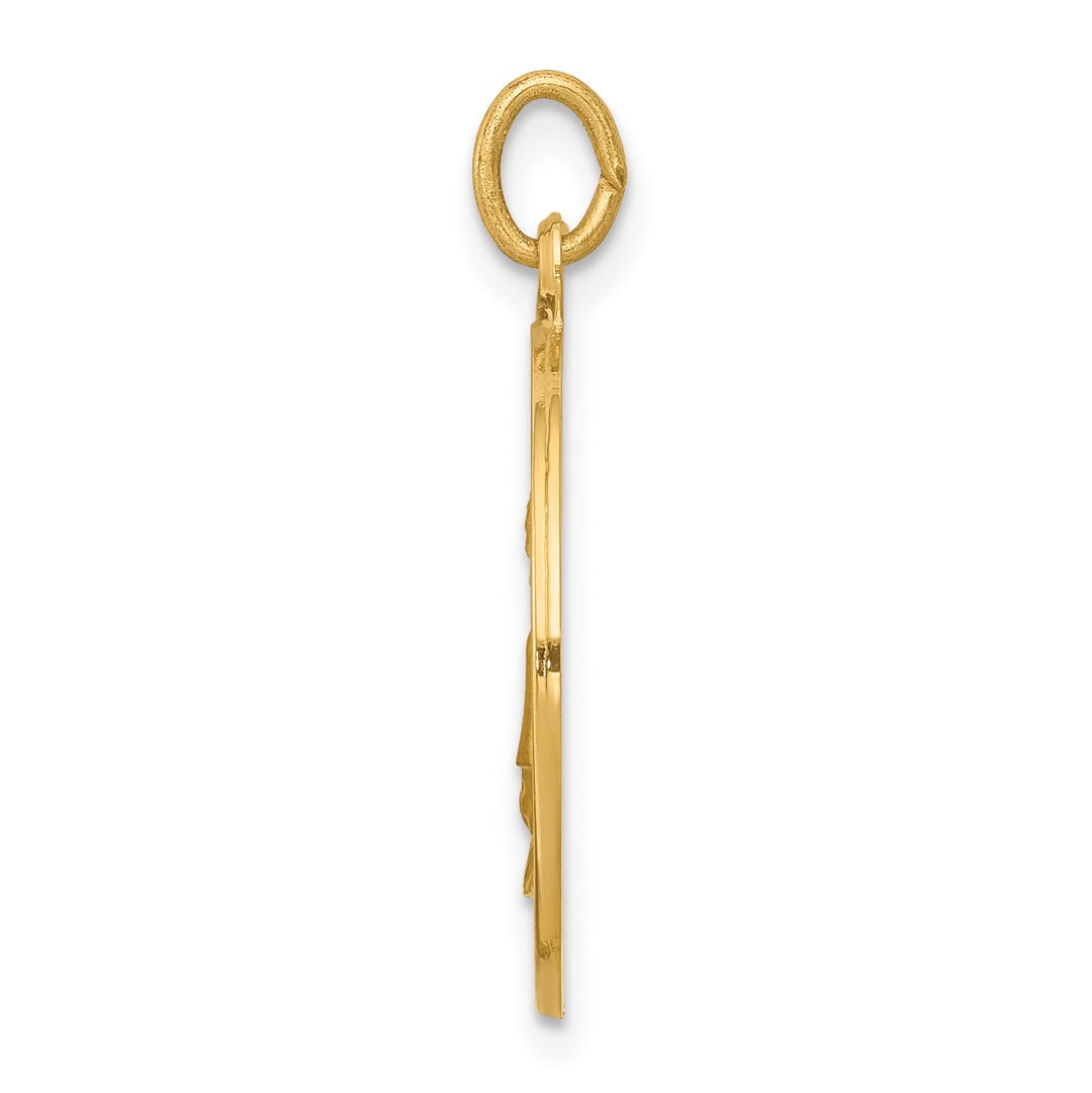 14k Saint Elizabeth Seton Medal Pendant